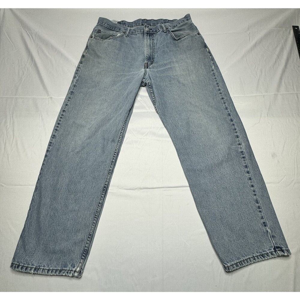 Levis 550 Men's Relaxed Fit Straight Leg Blue Jeans - Size 38x32